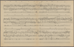 Clean copy of a graph of Sonata, Op. 106, 4th movement, measures 250-382, in the hand of Angi Elias