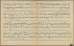 Clean copy of a graph of Sonata, Op. 106, 1st movement, measures 162-325, in the hand of Angi Elias