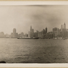 North (Hudson) River - [Lower New York skyline - Bank of Manhattan - Irving Trust Company - New York Telephone Company - Singer Manufacturing Company - Woolworth Building.]