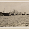 North (Hudson) River - [Lower New York skyline - Bank of Manhattan - Irving Trust Company - New York Telephone Company - Singer Manufacturing Company - Woolworth Building.]