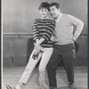 Elmarie Wendel and Kenneth McMillan in rehearsal for the stage production Babes in the Wood