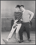 Elmarie Wendel and Kenneth McMillan in rehearsal for the stage production Babes in the Wood