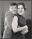 Danny Carroll and Ruth Buzzi in rehearsal for the stage production Babes in the Wood