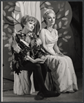 Elmarie Wendel and Joleen Fodor in the stage production Babes in the Wood
