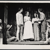 David Carradine and Betty Buckley (center), and company in the stage production The Ballad of Johnny Pot