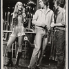 David Carradine (center) and unidentified cast members in the stage production The Ballad of Johnny Pot