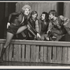 Barbara Brownell and unidentified actores in the stage production The Ballad of Johnny Pot