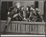 Barbara Brownell and unidentified actores in the stage production The Ballad of Johnny Pot