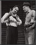 Lou Antonio and William Prince in the stage production The Ballad of the Sad Cafe