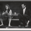 Colleen Dewhurst and Lou Antonio in the stage production The Ballad of the Sad Cafe