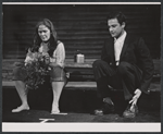 Colleen Dewhurst and Lou Antonio in the stage production The Ballad of the Sad Cafe