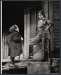 Michael Dunn and Colleen Dewhurst in the stage production The Ballad of the Sad Cafe