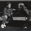 Colleen Dewhurst and Michael Dunn in the stage production The Ballad of the Sad Cafe