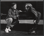 Colleen Dewhurst and Michael Dunn in the stage production The Ballad of the Sad Cafe