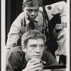 Albert Hall and William Atherton in the 1971 Off-Broadway production of The Basic Training of Pavlo Hummel
