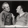 John Benson and Lee Wallace in the 1971 Off-Broadway production of The Basic Training of Pavlo Hummel