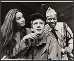 Victoria Racimo, William Atherton and Albert Hall in the 1971 Off-Broadway production of The Basic Training of Pavlo Hummel