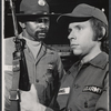 Frank Adu and Bob Balaban in the stage production The Basic Training of Pavlo Hummel