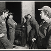 Walter McGinn, Bob Balaban and unidentified others in the stage production The Basic Training of Pavlo Hummel