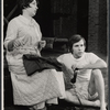 Sloane Shelton and Bob Balaban in the stage production The Basic Training of Pavlo Hummel