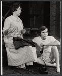 Sloane Shelton and Bob Balaban in the stage production The Basic Training of Pavlo Hummel
