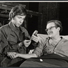 Bob Balaban and unidentified in the stage production The Basic Training of Pavlo Hummel