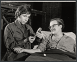 Bob Balaban and unidentified in the stage production The Basic Training of Pavlo Hummel