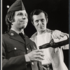 Bob Balaban and Walter McGinn in the stage production The Basic Training of Pavlo Hummel