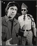 Bob Balaban and Bob Delegall in the stage production The Basic Training of Pavlo Hummel