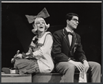 Kaye Ballard and Burt Convy in the stage production The Beast in Me