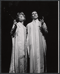 Allyn Ann McLerie and Burt Convy in the stage production The Beast in Me