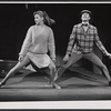 Nancy Haywood and Burt Convy in the stage production The Beast in Me