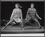 Nancy Haywood and Burt Convy in the stage production The Beast in Me