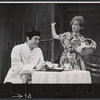 Larry Hagman and Alice Ghostley in the stage production The Beauty Part