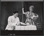 Larry Hagman and Alice Ghostley in the stage production The Beauty Part