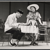 Larry Hagman and Alice Ghostley in the stage production The Beauty Part