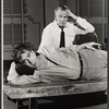 Anthony Quinn and Laurence Olivier during rehearsal for the stage production Becket