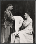 Laurence Olivier and Anthony Quinn in the stage production Becket