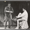 Laurence Olivier and Anthony Quinn in the stage production Becket