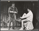 Laurence Olivier and Anthony Quinn in the stage production Becket