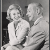 Arlene Francis and Fernand Gravet in rehearsal for the stage production Beekman Place
