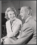 Arlene Francis and Fernand Gravet in rehearsal for the stage production Beekman Place