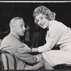 Fernand Gravet and Arlene Francis in rehearsal for the stage production Beekman Place