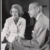 Arlene Francis and Fernand Gravet in rehearsal for the stage production Beekman Place