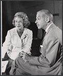 Arlene Francis and Fernand Gravet in rehearsal for the stage production Beekman Place