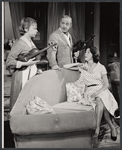 Mary Grace Canfield, Fernand Gravet, and Leora Dana in the stage production Beekman Place