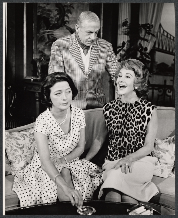 Leora Dana, Fernand Gravet, and Arlene Francis in the stage production ...