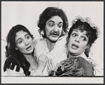 Publicity photograph of Kathleen Widdoes, Timothy Jerome, and Marilyn Sokol in the stage production The Beggar's Opera