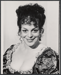 Publicity photograph of Marilyn Sokol in the stage production The Beggar's Opera