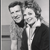 Robert Preston and Ulla Sallert during rehearsal for the stage production Ben Franklin in Paris